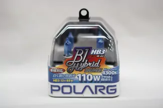 Лампы галогенные Polarg B1 Hybrid Halogen M-65 9005(HB3) 12V 65W(110W) 4300K