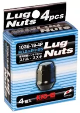 Колесные гайки KYO-EI Lug nuts 19hex M12x1,25 4 шт черные