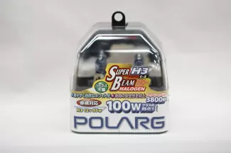 Лампы галогенные Polarg Super Beam Halogen White C-2 H3 12V 55W(100W) 3800K