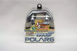 Лампы галогенные Polarg Super Beam Halogen White C-6 9006(HB4) 12V 55W(100W) 3800K