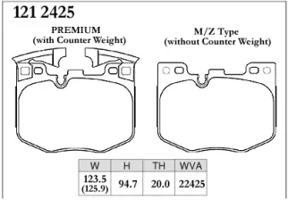 Тормозные колодки Dixcel X type X-1212425 Toyota Supra DB42 BMW Z4 X3 X4 X5 G01 G02 G11 G12 передние