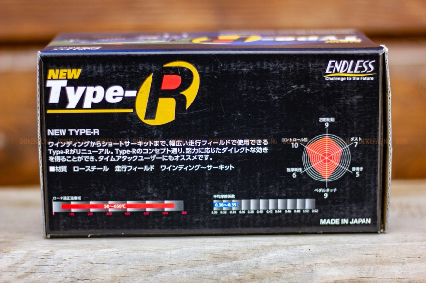 Тормозные колодки ENDLESS EP357 Type-R Mitsubishi Lancer EVO, Subaru Impreza STI  передние фото 2