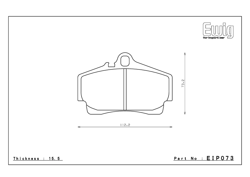Тормозные колодки Endless EIP073 ME20 (CC40) Porsche 911 Carrera /4 (996/997),  Cayman S (987), Boxster 986, Racing compound, задние фото 2