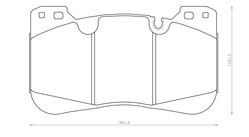 Тормозные колодки Winmax W6.5 (RS19) 1697 EIP289 BMW M5 F90 JF44M JF44MM 17/10 передние фото 3