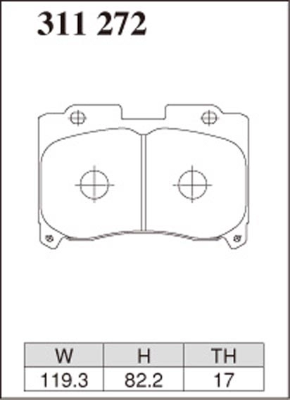 Тормозные колодки Dixcel EXTRA speed ES-311272 Toyota Celica ST205 GT-four Toyota Supra JZA80 280hp передние фото 3
