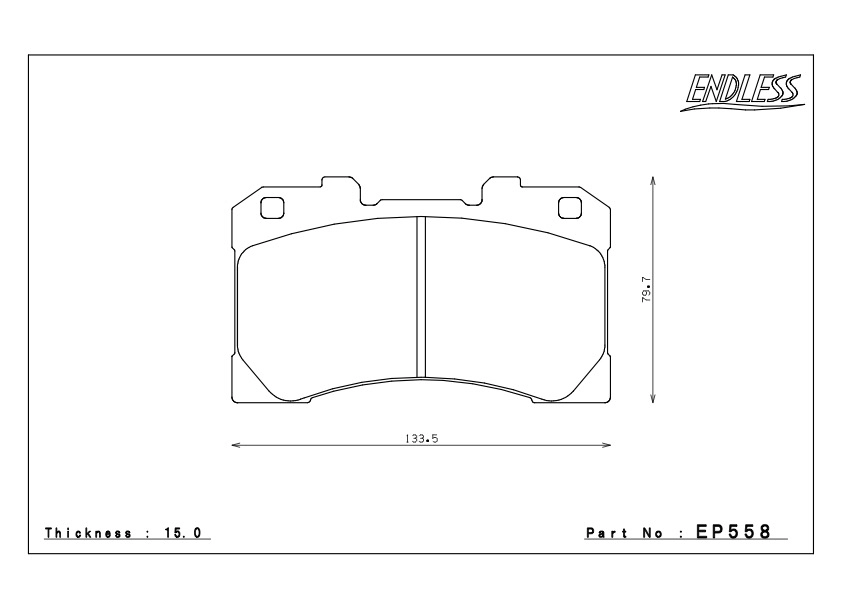 Тормозные колодки Winmax W4 1612 EP558 Toyota GR Yaris ヤリス I RC・18 inch wheel, передние фото 5