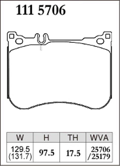 Тормозные колодки Dixcel Premium P-1115706 Mercedes Benz E-class W213 W217 W231 W222 W238 R231 AMG E53 Sport Package передние фото 1