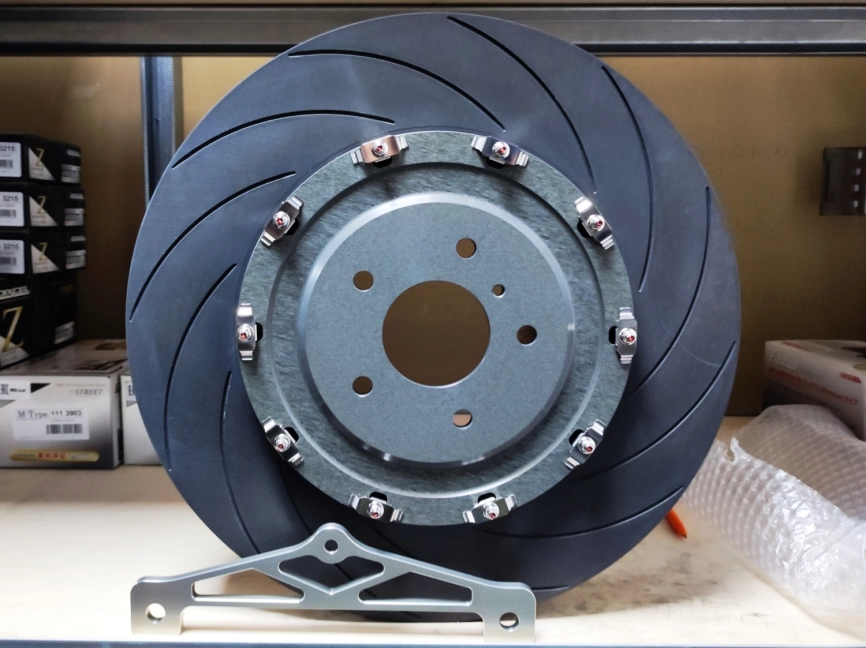 Тормозные диски Dixcel составные Nissan FSBS40034B26R FSBS40034B27L 400x34 R35 GT-R MY11～  передние фото 1