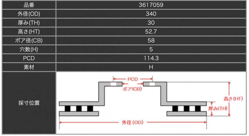 Тормозные диски Dixcel SD 3617059S 340x30 Subaru WRX VAB STI 6POT Brembo® передние фото 2