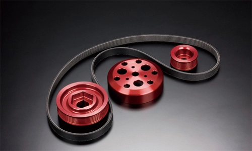 Комплект облегченных  шкивов и приводной ремень Honda F20C с ликвидацией кондиционера фото 2