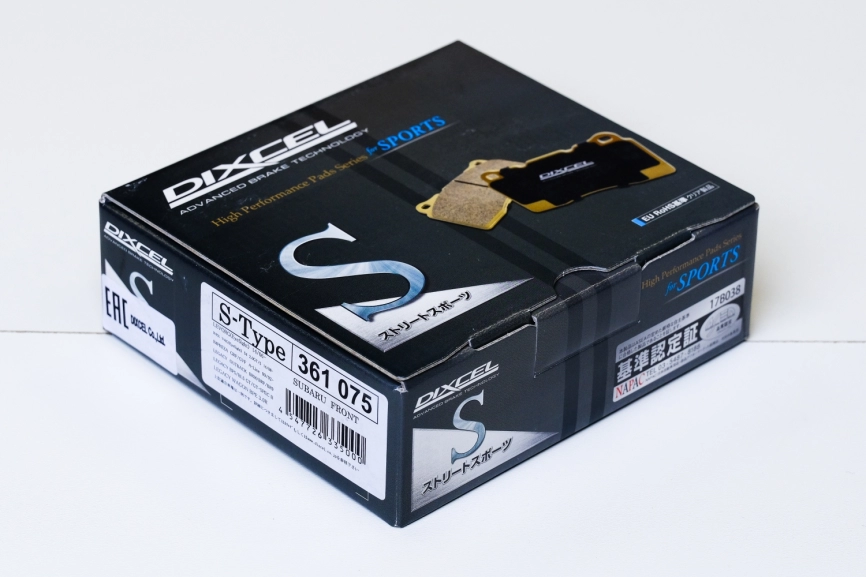 Тормозные  колодки Dixcel S type S-361075  Subaru WRX VAG Forester SJG Impreza GH/GR/GV Model Legacy Outback BP BR BS Legacy Sedan B4 Legacy Touring Wagon передние фото 2