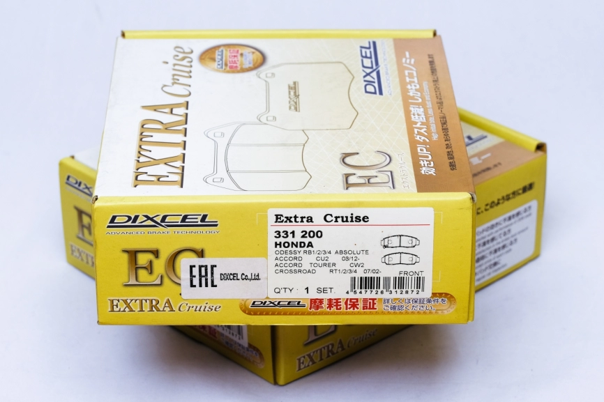 Тормозные колодки Dixcel EXTRA cruise EC-331200 Honda Accord, Avancier, Crossroad, Inspire, Saber, Legend, Odyssey, Torneo, передние фото 3