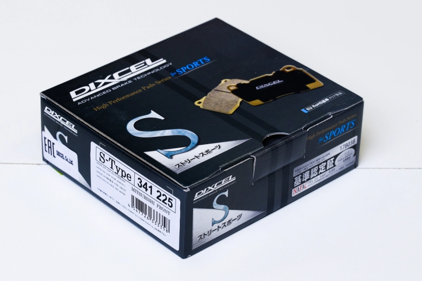 Тормозные колодки Dixcel S type 341225 Mitsubishi Lancer Evolution EVO CP9A CT9A CT9W CZ4A Brembo® 4pot передние фото 3