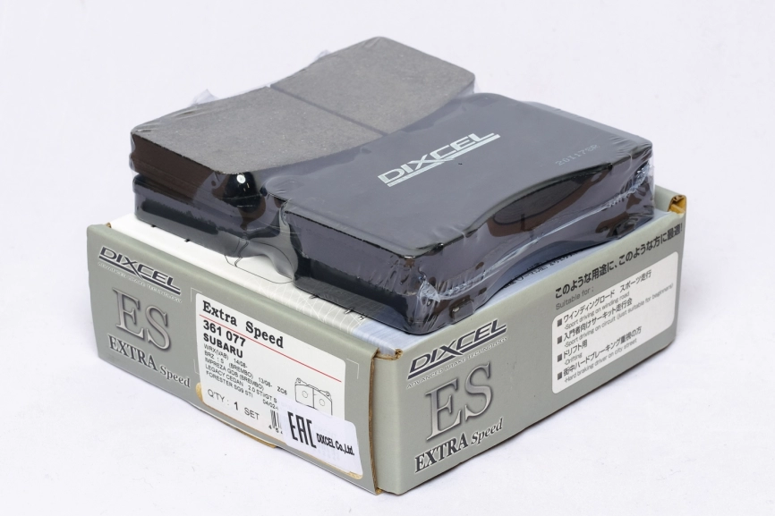 Тормозные колодки Dixcel EXTRA Speed ES-361077 Subaru Impreza WRX STi GDB Brembo® 4pot передние фото 3