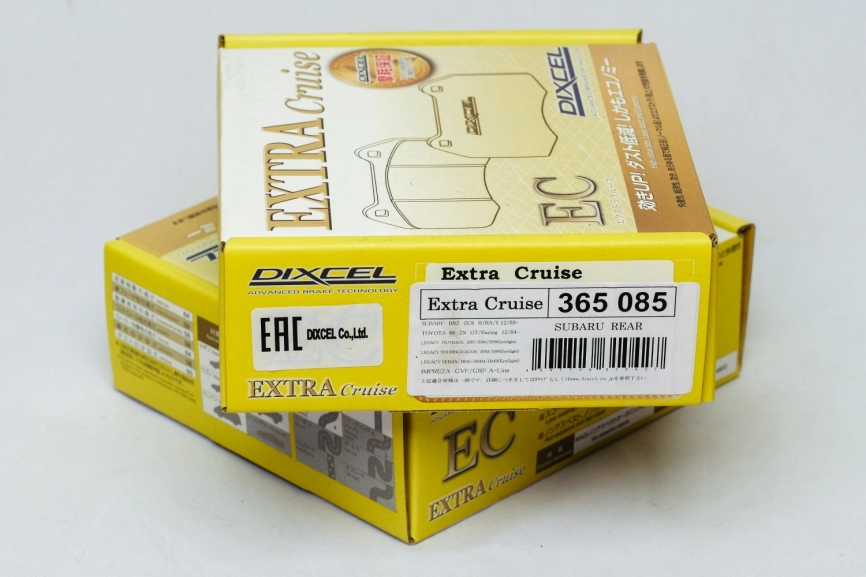 Тормозные колодки Dixcel EXTRA Cruise EC-365085 Toyota GT86 Subaru BRZ Impreza GH/GR/GV, задние фото 4