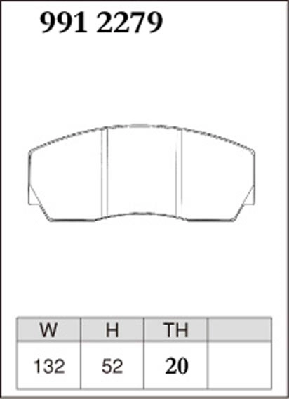Тормозные колодки Dixcel Z type Z-9912279 RCP015 D50 20mm AP racing 4pot CP3215 фото 1