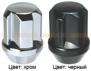 Секретки KYO-EI Bullock Tuskey M12x1,25 хром фото 3