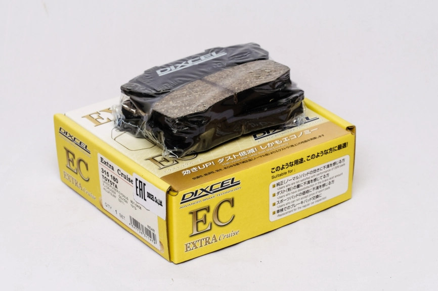 Тормозные колодки Dixcel EXTRA Cruise EC 315180 Toyota Land Prado Hilux Lexus LX460 задние фото 2