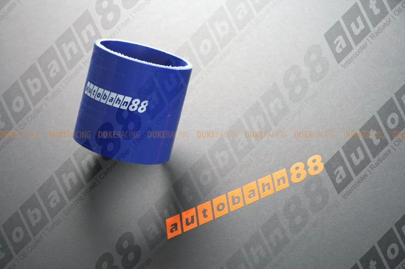 Патрубок силиконовый 51 мм прямой синий фото 1