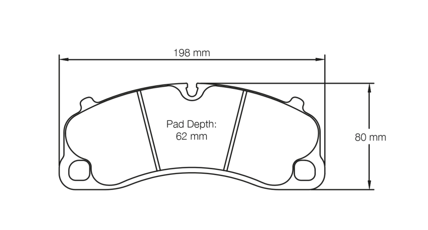 Тормозные колодки Winmax W5 1401 EIP240 Porsche 911 GT3 Turbo (991, 922), 718 Cayman GT4 (982) передние фото 3