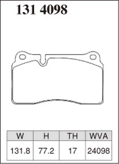 Тормозные колодки Dixcel Premium P-1314098 Brembo® 4pot 16.4мм Audi TT RS, VW Touareg, передние фото 1