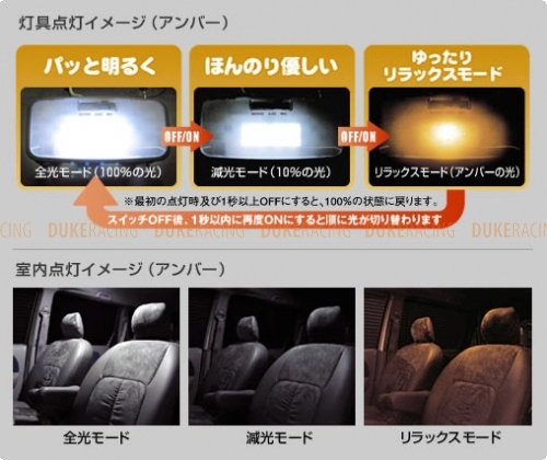 Лампы светодиодные Polarg high power LED 3 mode L Type J-73 оранжевые фото 4