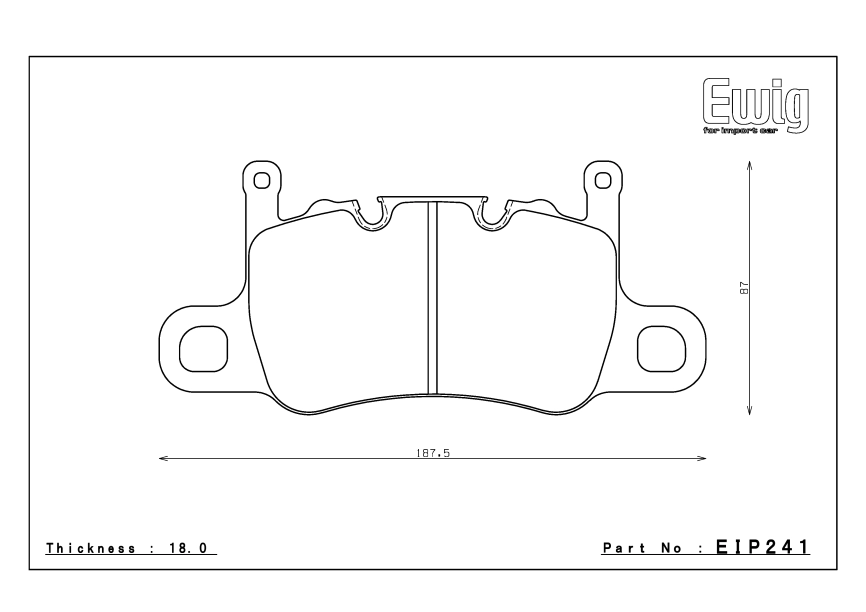 Тормозные колодки Endless ME20 (CC40) EIP241 Porsche 991 GT3, Racing compound, задние фото 2