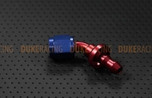 Фитинг AN6 под шланг 9,5 мм 45 градусов фото 1