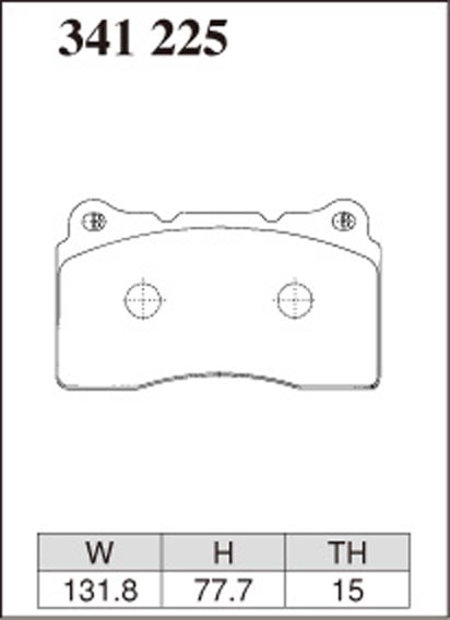 Тормозные колодки Dixcel EXTRA Cruise EC 341225 Mitsubishi Lancer Evolution EVO CP9A CT9A CT9W CZ4A Brembo® 4pot передние фото 4