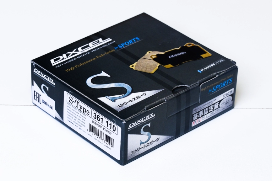 Тормозные  колодки Dixcel S type S-361110 Subaru Forester SG5  Impreza GH GG  передние фото 2