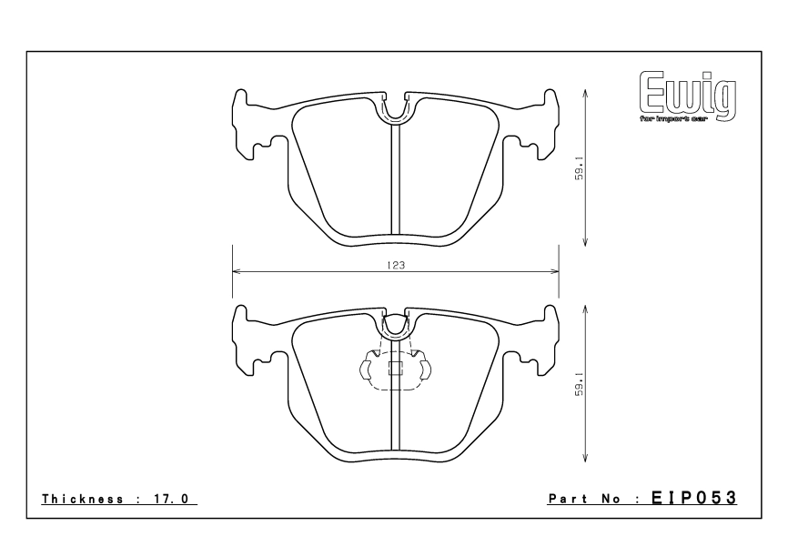 Тормозные колодки Endless EIP053 ME20 (CC40) BMW E46 E85 E64, Racing compound, задние фото 2