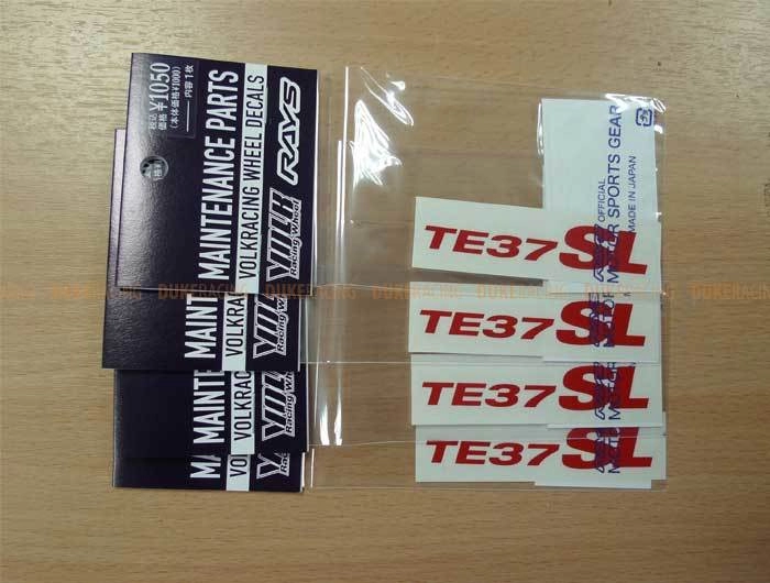 Наклейки на обод для дисков Volk Racing TE37SL 17/18" на 4 колеса фото 2