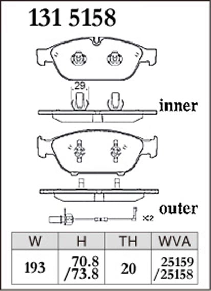 Тормозные колодки Dixcel Premium 1315158 VAG AUDI A7 3.0 TFSI QTR 4GC передние фото 1