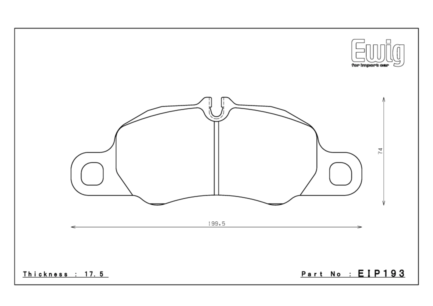 Тормозные колодки ENDLESS ME20 EIP193 (CC40) PORSCHE 981 Cayman S, Boxter S, 997 Carrera, Racing compound, передние фото 1
