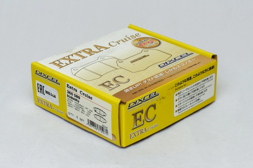 Тормозные колодки Dixcel EXTRA Cruise EC-365089 Toyota GT86 Subaru Impreza WRX Forester Legacy Outback XV BRZ задние фото 2