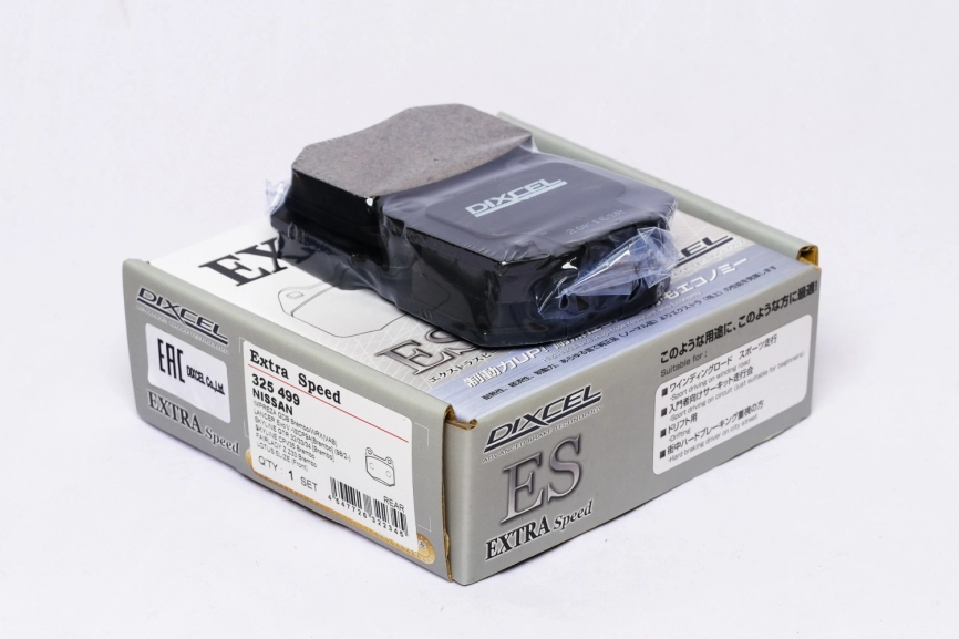 Тормозные колодки Dixcel EXTRA Speed ES-325499 Subaru GDB Mitsubishi Lancer Evo CT9A Brembo® 2pot задние фото 5