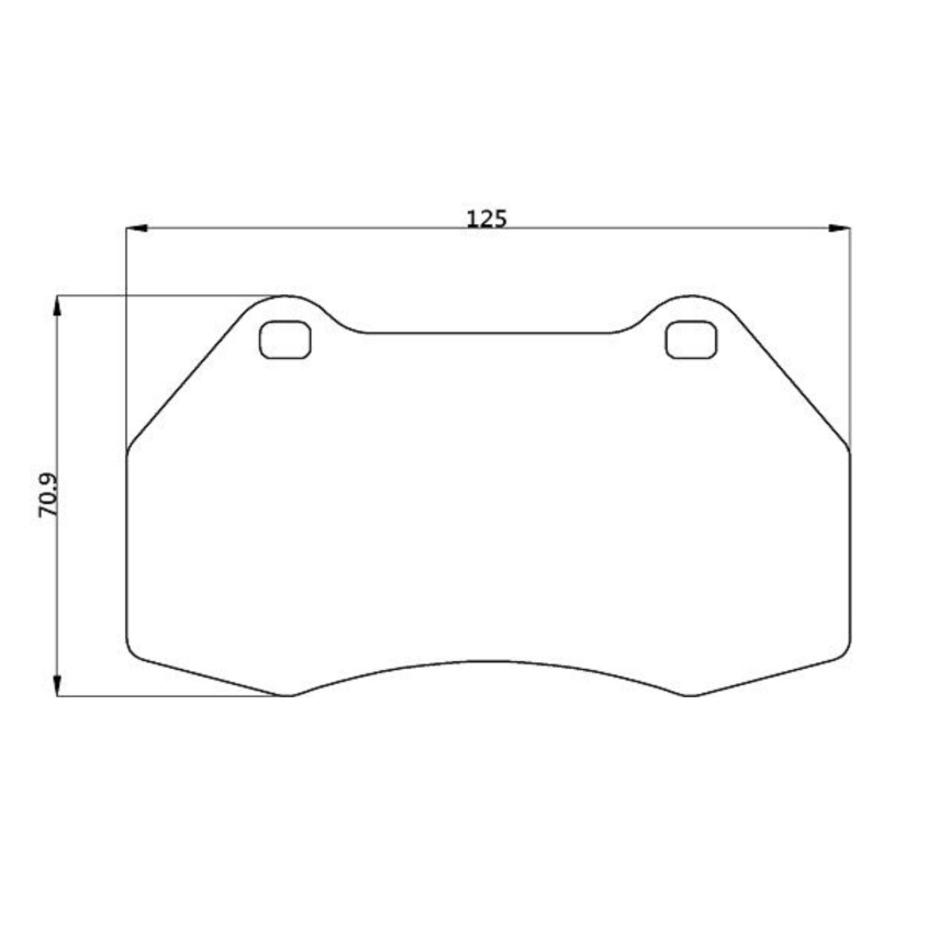 Тормозные колодки Winmax W7 827 EIP191 Renault Alpine A110 Clio RS Megane Alfa Romeo MiTo Brembo® 4pot передние фото 3