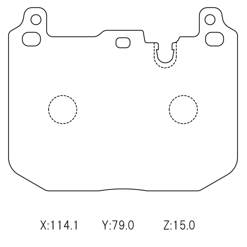 Тормозные колодки Winmax W6.5 (RS19) 1312 EIP249 BMW MINI F56 JCW Brembo® 4pot  передние фото 3