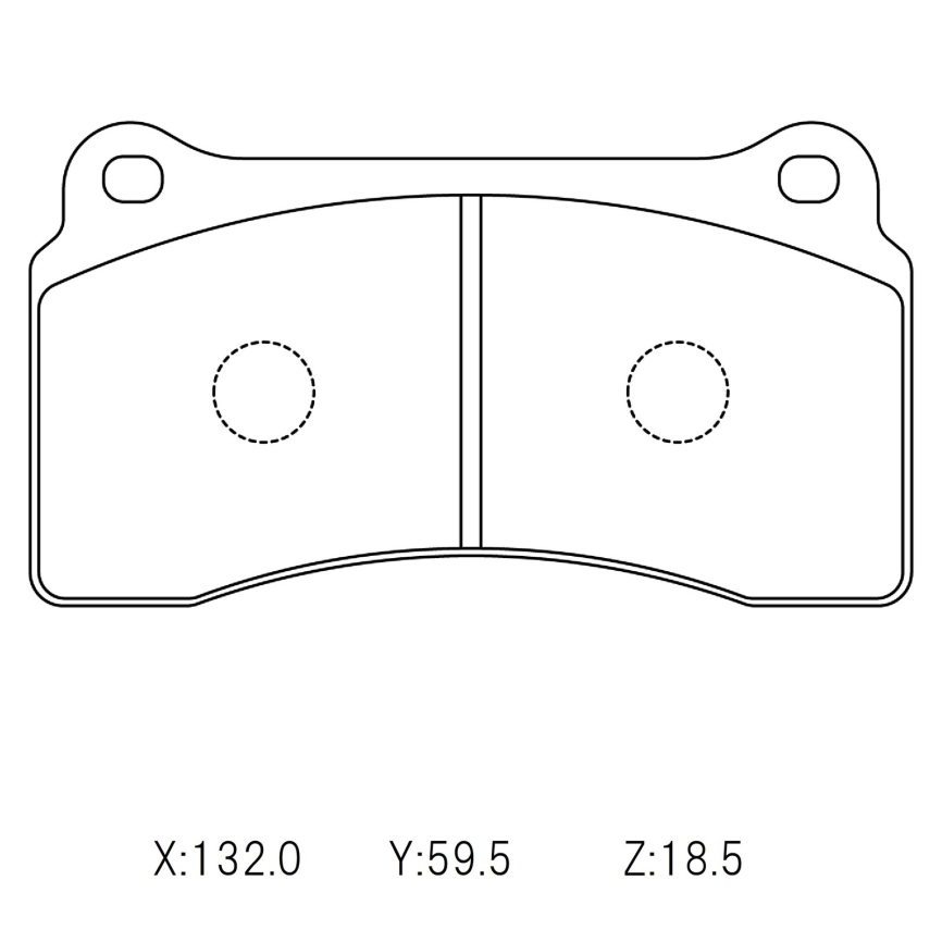 Тормозные колодки Winmax W7 691 RCP118 Nissan R35 GT-R Brembo® 4pot задние фото 3