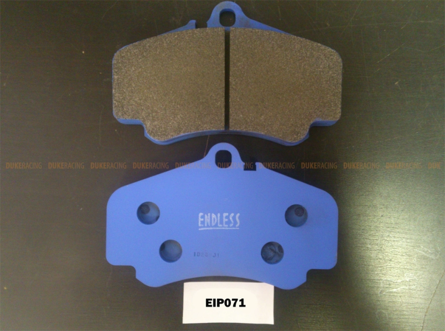 Тормозные колодки Endless EIP071 MX72 Porsche 911 996 Turbo, 997.2 Carrera S, Street/Circuit compound, передние фото 1