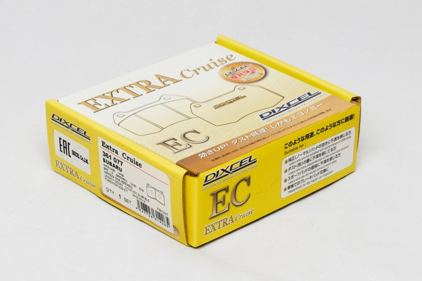 Тормозные колодки Dixcel EXTRA Cruise EC 361077 Subaru Brembo® 4POT передние фото 5