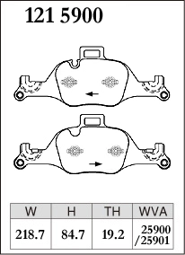 Тормозные колодки Dixcel Premium P-1215900 BMW 5 G30 G31 G32 X5 G05 G06 передние фото 1
