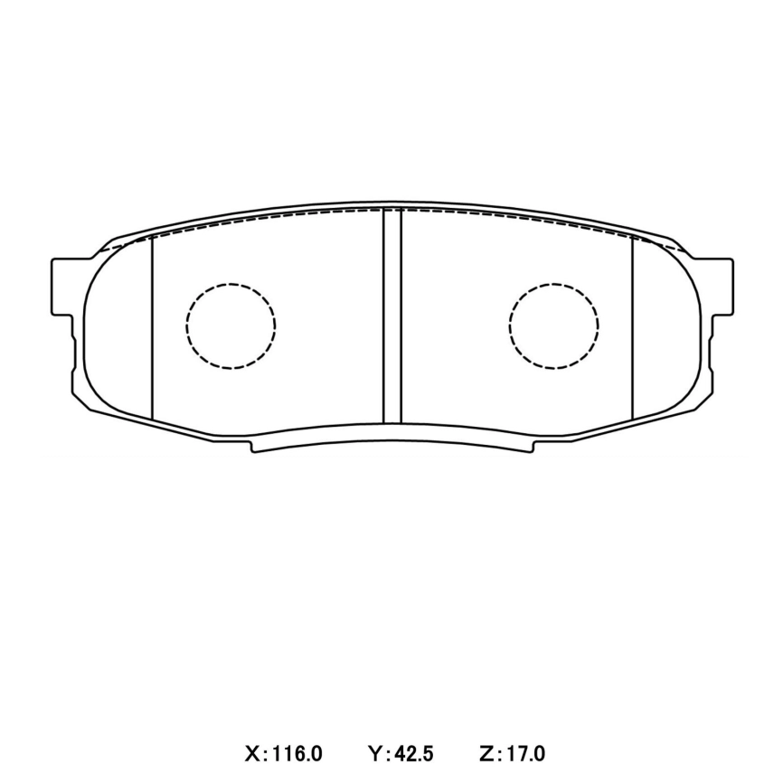 Тормозные колодки Winmax W3 698 EP465 Toyota Land Cruiser 200 Tundra Sequoia Lexus LX450D LX570 задние фото 3