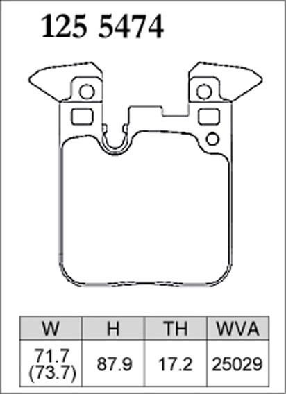 Тормозные колодки Dixcel Z type Z-1255474 BMW M2 M4 F20 F30 F82 M performance Brembo® 2pot задние фото 1