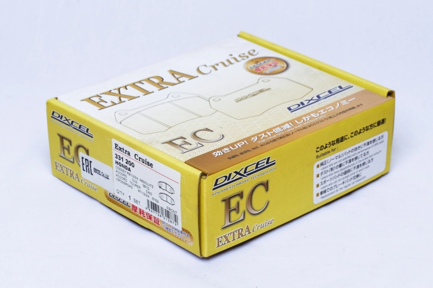 Тормозные колодки Dixcel EXTRA cruise EC-331200 Honda Accord, Avancier, Crossroad, Inspire, Saber, Legend, Odyssey, Torneo, передние фото 2